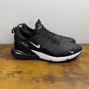 Nike Air Max 270 G Golf Shoes Sneakers Mens Size 13 Black White CK6483-001